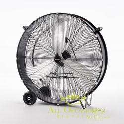 36-in 2-Speed Indoor Black Industrial Fan