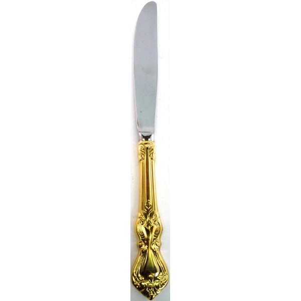 Cuchillo de mesa de oro
